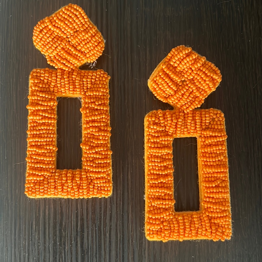 Geometric Beaded Earrings